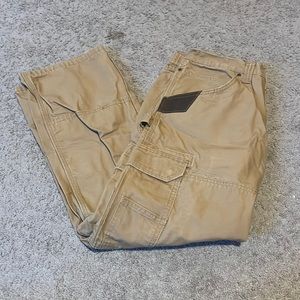 NEVER WORN. WRANGLER. Cargo. Heavy duty work pants